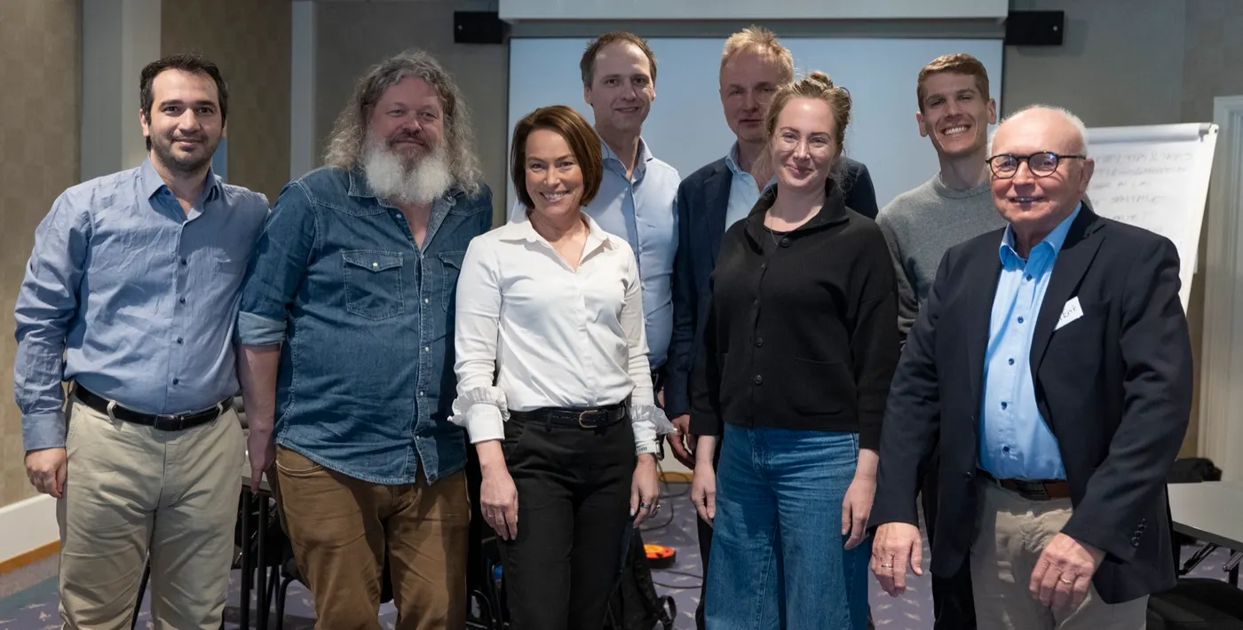 The 113 project team visiting the emergency call centre in Førde